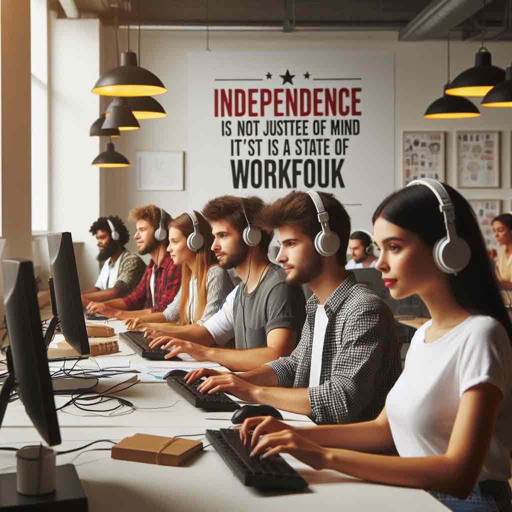 indépendance dans la formation bureautique